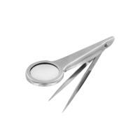 Stainless Steel Magnifier Tweezers