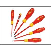 Stanley FatMax Scewdriver Set Insulated Phillips & Parallell 6 Piece