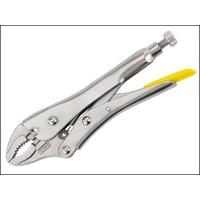 Stanley Locking Pliers 225mm Curved Jaw