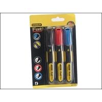 Stanley FatMax Triple Pack Chisel Tip Markers