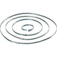 Steel cable ties Silver 10 pc(s) Conrad Components