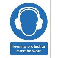 stewart superior m002sav self adhesive vinyl sign 150x200mm hearing pr ...