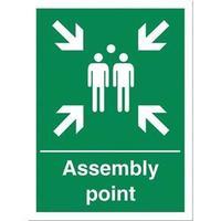 Stewart Superior SP052PVC Self-Adhesive Rigid PVC Sign (200x150mm) - Fire Assembly Point