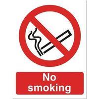 Stewart Superior P089SAV Self-Adhesive Vinyl Sign (150x200mm) - No Smoking