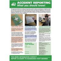 Stewart Superior HS108 Laminated Sign (420x595mm) - Accident Reporting What You Should Know