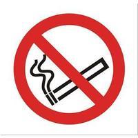 Stewart Superior NS020 Self-Adhesive Vinyl Sign (150x150mm) - No Smoking Logo