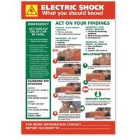 stewart superior hs104 laminated sign 420x595mm electric shock what yo ...