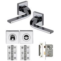 stanford square rose privacy pack polished chrome