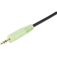 Stereo Ouput Cord 3.5-mm Jack Male/male Pc99 Green- 5 M