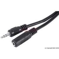 stereo audio extension cord 35 mm jacks male female 5 m