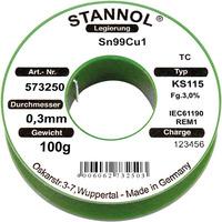 stannol 573253 solder wire sn99cu1 ks115 30 10mm 100g