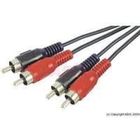 stereo audio cord 2 x rca male male 180m