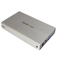 StarTech.com 3.5 inch Aluminum USB 3.0 Enclosure for External SATA III SSD / HDD Silver