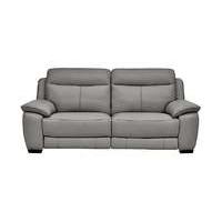 starlight express 3 seater leather recliner sofa