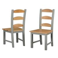 Stanton Grey 3 Ladderback Chair