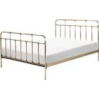 Starke Double Bed, Brass