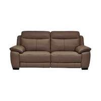 Starlight Express 3 Seater Leather Recliner Sofa with Power Headrests