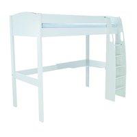Stompa UNOS high sleeper frame White with desk