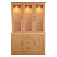 stowe 3 door glass display unit