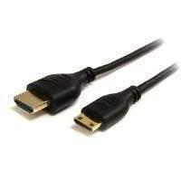 Startech 3 Ft Slim High Speed Hdmi Cable With Ethernet - Hdmi To Hdmi Mini M/m