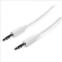 startechcom 3m slim 35mm male to male headphonestereo audio cable whit ...