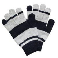 Stonehenge 3000BC Woollen Gloves - Navy/Grey