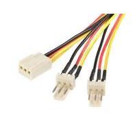 startech tx3 fan power splitter cable 30cm