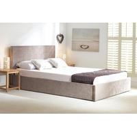 Stirling Natural Stone Upholstered Ottoman Bed - Multiple Sizes (Double)