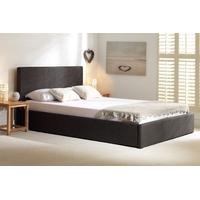 Stirling Charcoal Upholstered Ottoman Bed - Multiple Sizes (Double)