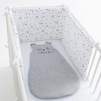 Stars Velour Cot Bumper