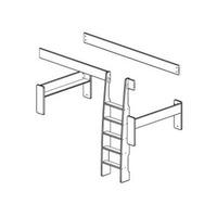 Steens White Bunk bed Extension Kit