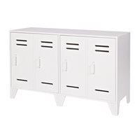 STIJN LOW LOCKER 2 DOOR CABINET in White