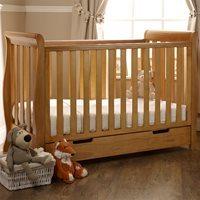 STAMFORD MINI COT BED in Country Pine by Obaby