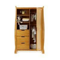 stamford double wardrobe in country pine by obaby