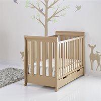 STAMFORD MINI COT BED in Iced Coffee by Obaby