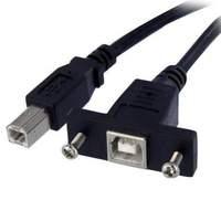 StarTech.com Panel Mount USB Cable B to B - F/M (0.9m)