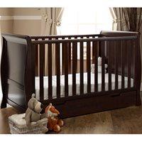 STAMFORD COT BED in Walnut by Obaby