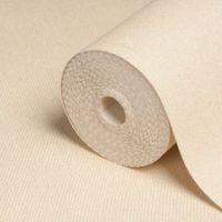 Statement Weave Opus Cream Plain Wallpaper