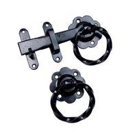 Steel Twisted Gate Ring Latch (L)152mm