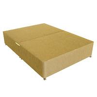 Star-Ultimate (Base Only) Sleepstar 4FT Small Double Divan Base - Beige Chenille