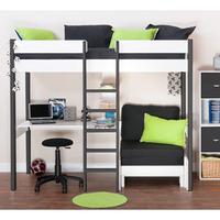 Stompa Nero Uno 5 Highsleeper With Desk - Pullout Chairbed