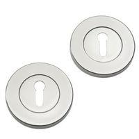 Stainless Steel Effect Contemporary Escutcheon