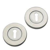 Stainless Steel Effect Contemporary Escutcheon