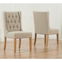 stefini solid oak dining chair