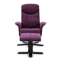 Stavern Swivel Recliner Chair Ameythst