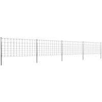 step in fence 50 m with post galvanized wire fence 100830