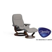 Stressless Garda Classic Mole Chair + Footstool - Large