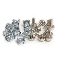 startech 50 pkg mounting screws and cage nuts for server rack cabinet