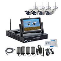 Strongshine Wireless IP Camera with 960P Infrared Waterproof and NVR with 7 Inch LCD Combo Kits