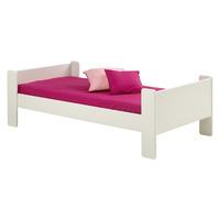 Steens Glossy White Bed Frame